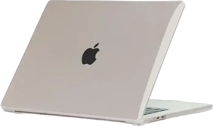 Husa Hard-shell Tech Protect Smartshell pentru MacBook Air 15-15.6 inch, Cover din Policarbonat prin Injectare, cu Piciorușe de Cauciuc, Acces Complet la Porturi