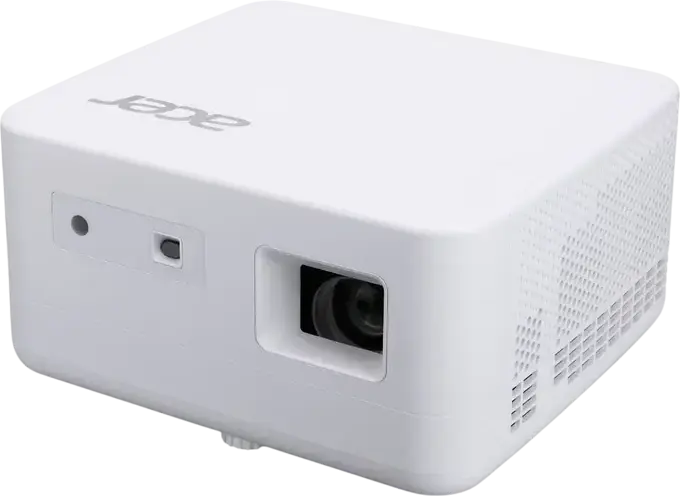 Proiector Portabil Mini Acer PD1510ic, Full HD 1920x1080, 1500 ANSI Lumens, DLP, LED RGB, Autofocus, HDMI, USB-C, Bluetooth, Alb