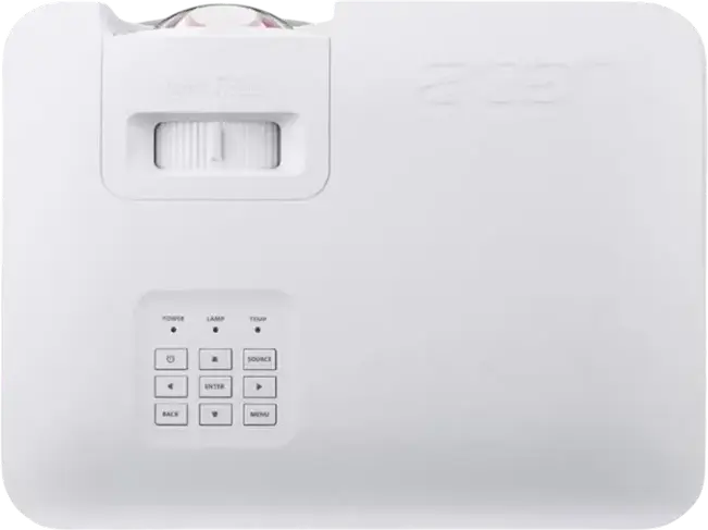 Acer Vero SL2520n Laser DLP Projector, Full HD 1920x1080, 4000 ANSI Lumens, Short Throw, HDR10, 3D Ready, Recycled ABS Plastic, White, with Cover
