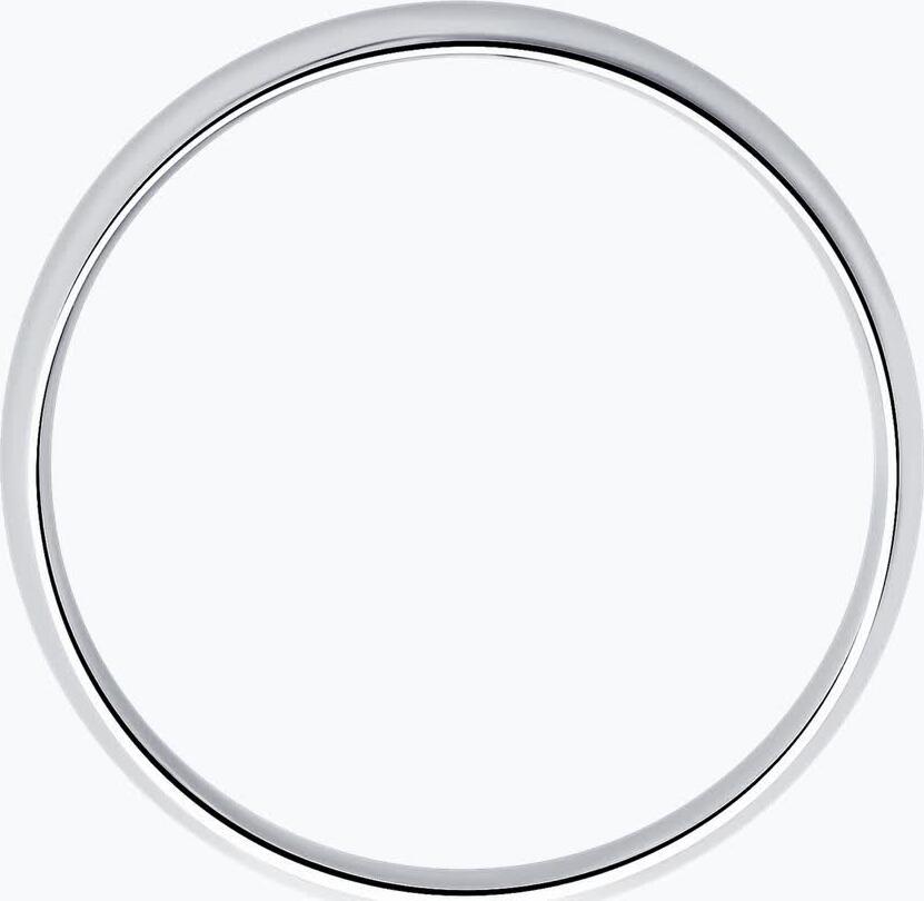 Inel Diamant 94-111-02091-1 din Argint 925 placat cu Rodiu pentru femei si barbati, Marime 18.5 EU, latime 4mm, 1.94g