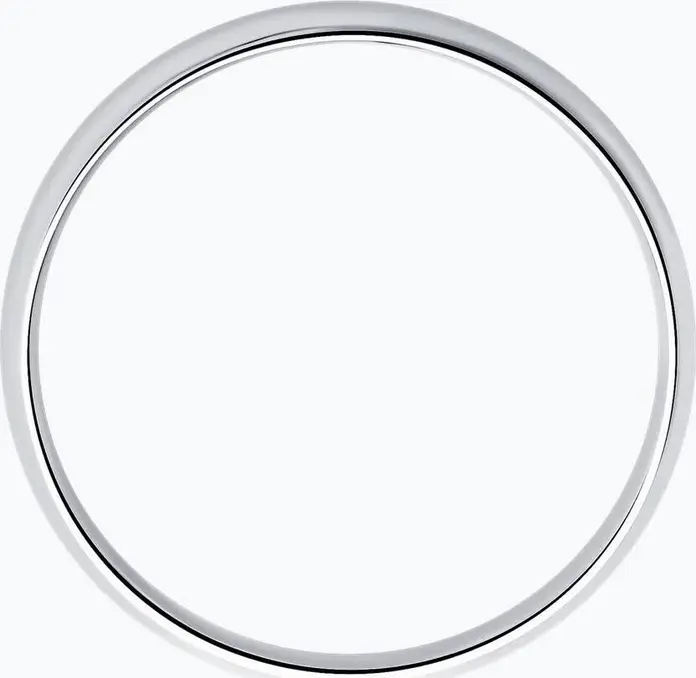 Inel Diamant 94-111-02091-1 din Argint 925 placat cu Rodiu pentru femei si barbati, Marime 18.5 EU, latime 4mm, 1.94g