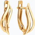 SOKOLOV 0201173 Women's Jewelry Piece in 585 Red Gold, 1.61g, 17x5x2 mm, English Lock Clasp