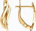 SOKOLOV 0201173 Women's Jewelry Piece in 585 Red Gold, 1.61g, 17x5x2 mm, English Lock Clasp