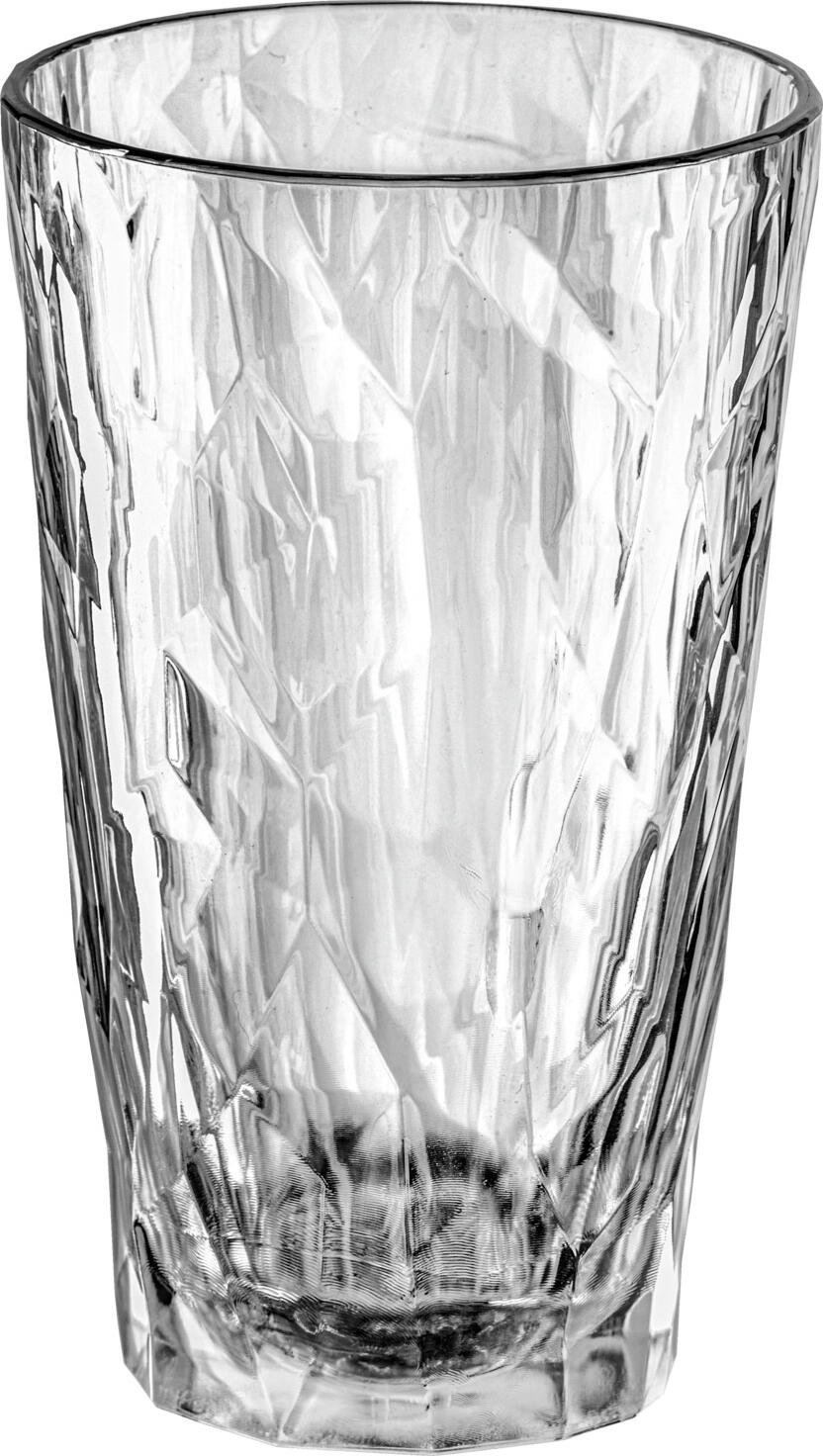 Pahare pentru cocktail koziol Club No. 6 Tritan ReNew, rezistente la spargere, fara BPA, 410 ml, transparente, set de 12 piese