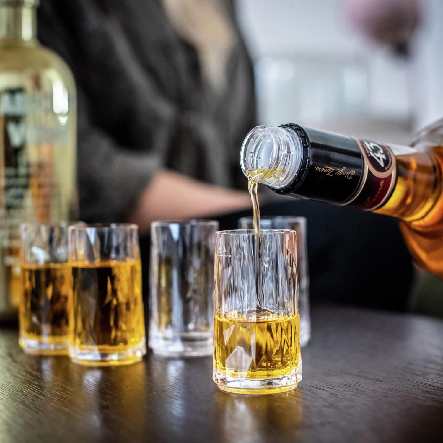 Стопки koziol Club No. 7 из Tritan ReNew, без BPA, ударопрочные, прозрачные, 45 мл для HoReCa, Набор из 24 предметов