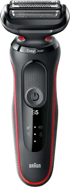 Aparat de ras electric Braun Series 5 51-R1200s cu sita, Umed si Uscat, Tehnologie AutoSense, Baterie Li-Ion, 3 Capete Flexibile, EasyClean