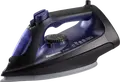 Panasonic NI-U600C Steam Iron, 2300W, Ceramic Soleplate, 130g/min Steam Burst, 300ml Tank, Anti-calc, Auto-off, Vertical Steaming, Blue