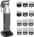Tondeuse de par cordless BaByliss E996E Super-X Metal Series, lame din otel inoxidabil, 0.8-25mm, 55 setari lungime, baterie Li-Ion, set de 18 piese