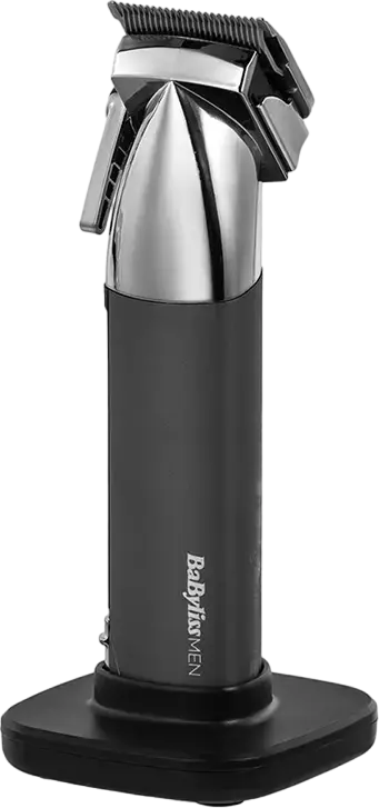Tondeuse de par cordless BaByliss E996E Super-X Metal Series, lame din otel inoxidabil, 0.8-25mm, 55 setari lungime, baterie Li-Ion, set de 18 piese