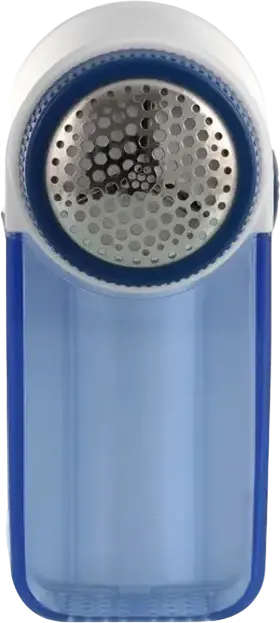 Aparat de curatat scame Maxwell MW-3101, functionare pe baterie, cu compartiment de colectare detasabil si capac protectiv, Alb Albastru