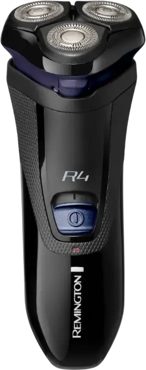 Aparat de ras electric rotativ Remington R4002 R4 Style Series, 3 capete de ras, lame Dual Track, trimmer pop-up, garda de stilizare de 3 zile, Negru