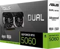 ASUS Dual GeForce RTX 5060 OC Edition Advanced DUAL-RTX5060-O8G-A, 8GB GDDR7, NVIDIA Blackwell, Dual ventilatoare Axial-tech, PCI-E 5.0, DLSS 4.5