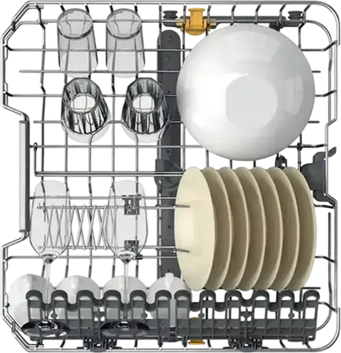 Встраиваемая посудомоечная машина Whirlpool WH8IA15AM6L0, полноразмерная, на 15 комплектов, 6th Sense, NaturalDry, AquaStop, 10 программ, класс A, черная