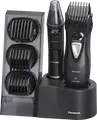 Set de 2 piese Panasonic ER-GY10, Trimmer pentru Barba si Nas/Urechi cu ER-GN30, Lame din Otel Inoxidabil, 26 Setari Lungime (0.5-25mm), Negru