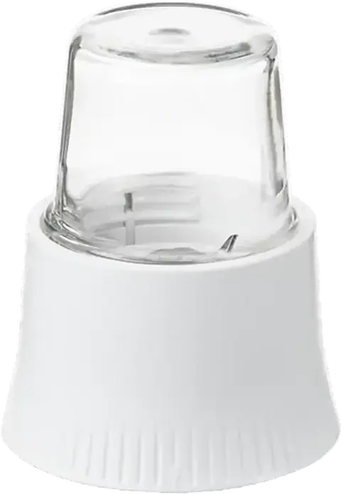 Blender stationar Panasonic MX-MG5451WTQ, 800W, Borcan Sticla 2L, Lame Otel Inoxidabil, Functie Tocator si Cruntare Ghea, Alb, Set de 4 piese