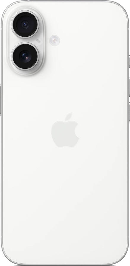 Smartphone Apple iPhone 16, Procesor A18, 128GB Stocare, 8GB RAM, Ecran 6.1 inch Super Retina XDR OLED, Camera Duala 48MP, Alb, iOS 18, Rezistenta IP68