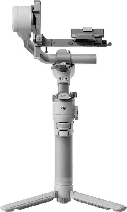 Stabilizator Gimbal DJI RS 4 Mini, Gri, Aluminiu si ABS, Payload 0.4-2 kg, Baterie 13h, Blocare Automata a Axelor, Filmare Verticala, Bluetooth 5.1