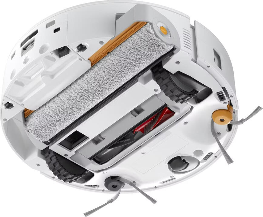 Робот-пылесос Roborock QRevo Curv2 FlowX, мощность всасывания HyperForce 20 000 Па, мойка швабры горячей водой SpiraFlow, Reactive AI, PreciSense LiDAR, белый