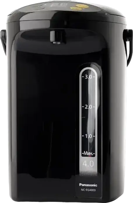 Termopot Electric Panasonic NC-EG4000, Capacitate 4L, Putere 700W, Culoare Negru, 4 Nivele de Temperatura, Inveliș Antiaderent Binchotan-carbon, Ecran LCD Digital