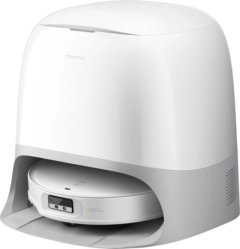 Робот-пылесос Roborock QRevo Curv X, мощность всасывания 22000 Па HyperForce, LiDAR RetractSense, шасси AdaptiLift, мойка швабр водой 80°C, белый
