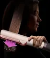 Îndreptător de păr Dyson Airstrait HT03 Wet-to-Dry, 1600W, Flux de Aer cu Presiune Ridicată, Afișaj LCD, Ionizare, Roz Ceramic, Set de 2 Duze