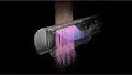 Îndreptător de păr Dyson Airstrait HT03 Wet-to-Dry, 1600W, Flux de Aer cu Presiune Ridicată, Afișaj LCD, Ionizare, Roz Ceramic, Set de 2 Duze