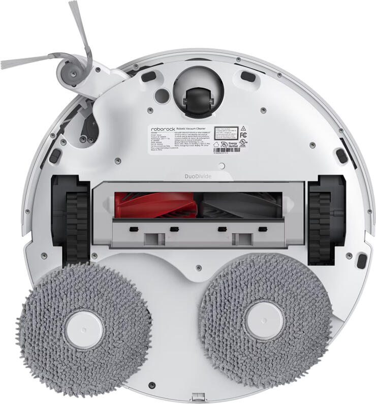 Робот-пылесос с влажной уборкой Roborock QRevo Curv, мощность 18500 Па HyperForce, щетка DuoDivide, шасси AdaptiLift, станция Multifunctional Dock 3.0