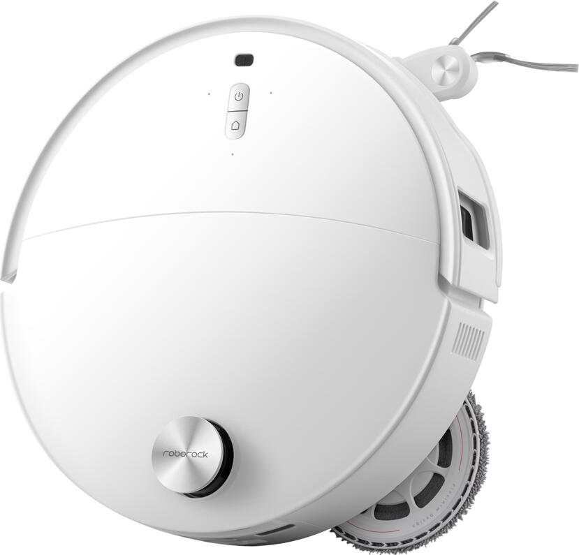 Roborock QRevo Curv2 ProX Robot Vacuum and Mop, 25,000 Pa Suction, DuoDivide Anti-Tangle Brush, Extendable Mop and Side Brush, 100C Hot Water Wash Station, White