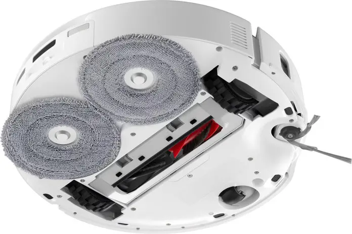 Roborock QRevo Curv2 ProX Robot Vacuum and Mop, 25,000 Pa Suction, DuoDivide Anti-Tangle Brush, Extendable Mop and Side Brush, 100C Hot Water Wash Station, White