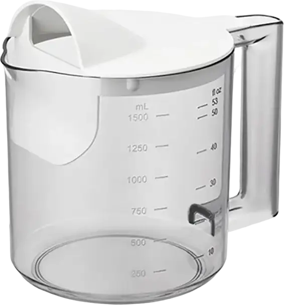 Panasonic MJ-CB100WTQ Centrifugal Juicer, 320W, 13,000 rpm, 2 Speed Settings, 75mm Feeding Tube, 1.5L Juice Container, White, Set of 4 Pieces