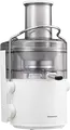 Panasonic MJ-CB100WTQ Centrifugal Juicer, 320W, 13,000 rpm, 2 Speed Settings, 75mm Feeding Tube, 1.5L Juice Container, White, Set of 4 Pieces
