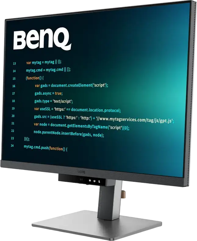 Профессиональный монитор BenQ RD280U 28", IPS-панель 3840x2560 3:2, HDR-400, USB-C 90W Power Delivery, KVM-переключатель, антибликовый, черный/серый