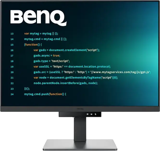 Профессиональный монитор BenQ RD280U 28", IPS-панель 3840x2560 3:2, HDR-400, USB-C 90W Power Delivery, KVM-переключатель, антибликовый, черный/серый