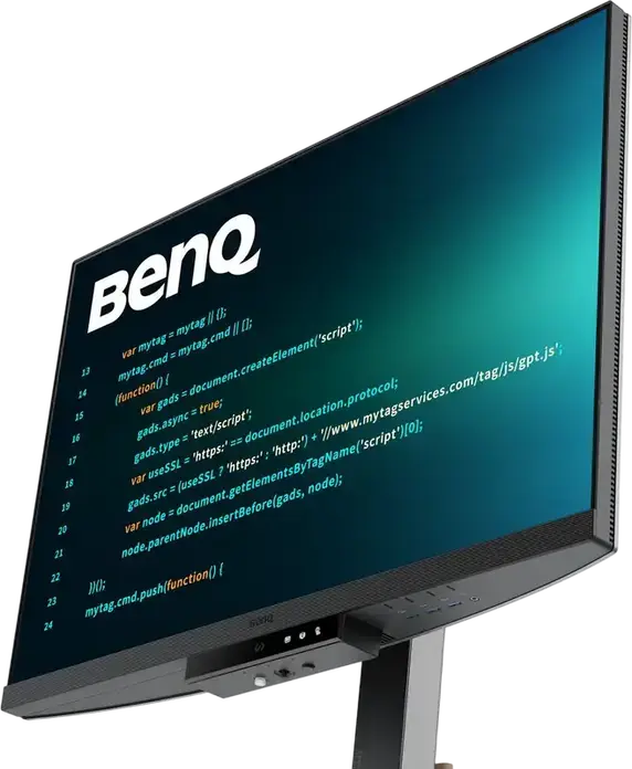 Профессиональный монитор BenQ RD280U 28", IPS-панель 3840x2560 3:2, HDR-400, USB-C 90W Power Delivery, KVM-переключатель, антибликовый, черный/серый