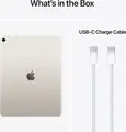 Tableta Apple iPad Air 11 (2026), Procesor M4, 12GB RAM, 512GB Stocare, Ecran Liquid Retina 11 inch, iPadOS 26, Wi-Fi 7, Starlight, Apple Intelligence