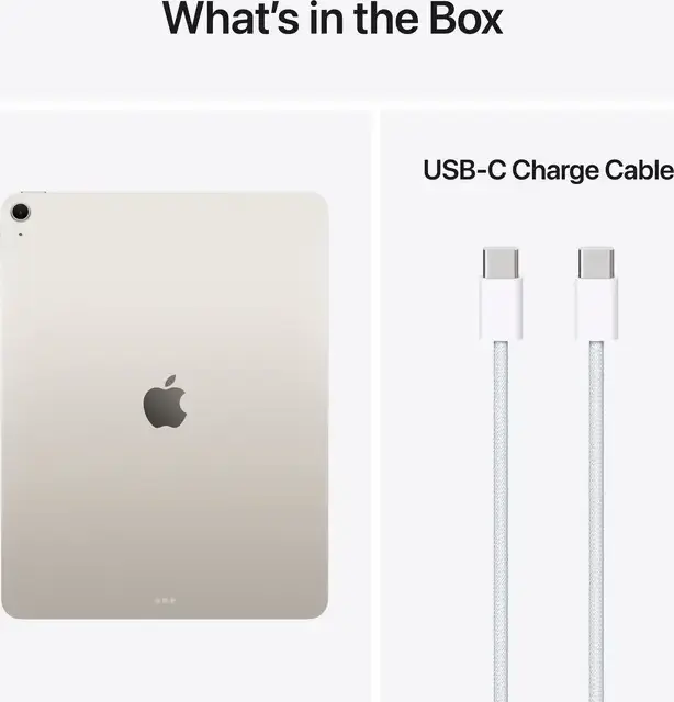 Tableta Apple iPad Air 11 (2026), Procesor M4, 12GB RAM, 512GB Stocare, Ecran Liquid Retina 11 inch, iPadOS 26, Wi-Fi 7, Starlight, Apple Intelligence