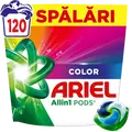 Ariel All in 1 Pods Color Laundry Detergent Capsules for Color Laundry, Removes Stains and Odors, Effective in Cold Water, 120 Washes