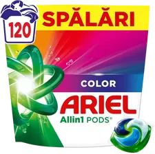 Detergent capsule pentru rufe Ariel Color 3 in 1 Pods, 120 spalari