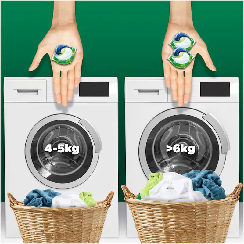 Ariel All in 1 Pods Color Laundry Detergent Capsules for Color Laundry, Removes Stains and Odors, Effective in Cold Water, 120 Washes