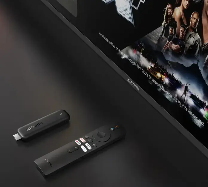 Xiaomi TV Stick HD (2nd Gen) Full-HD Streaming Media Player, Google TV, 8GB Storage, Mali-G31 MP2 GPU, Bluetooth 5.0, Wi-Fi ac, Black