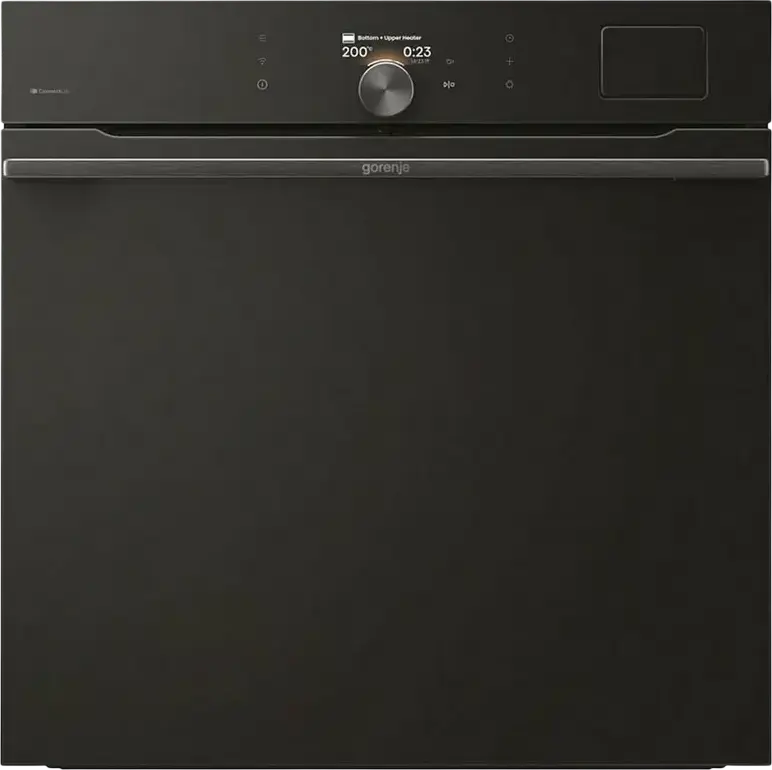 Gorenje BFS6148B G800 Built-in Electric Combined Steam Oven, 77L, A+ Energy Class, Black, TFT VisionPlus Display, FullSteam, AirFry, Set of 3 Trays and Grill