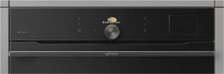 Gorenje BFS6148B G800 Built-in Electric Combined Steam Oven, 77L, A+ Energy Class, Black, TFT VisionPlus Display, FullSteam, AirFry, Set of 3 Trays and Grill