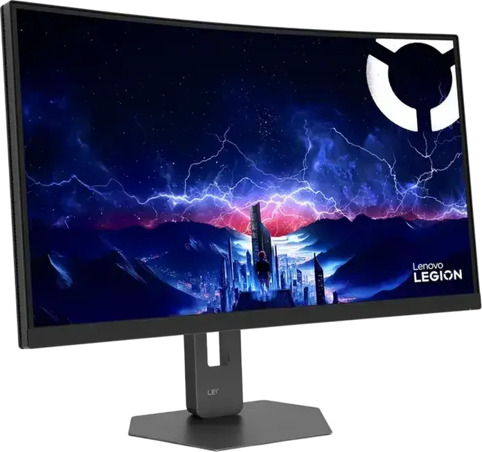 Lenovo Legion 27Q-2c 27 inch Curved Gaming Monitor, WQHD 2560x1440, VA Panel, 240Hz, 0.5ms MPRT, HDR400, FreeSync Premium, Black