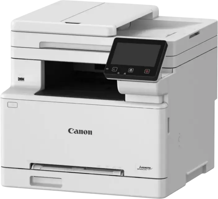 Imprimanta Multifunctionala Color Laser Canon i-Sensys MF664Cdw, Printare/Copiere/Scanare, A4, Duplex, Wi-Fi, Ethernet, Ecran Tactil 12.7cm, 25 ppm, Alb