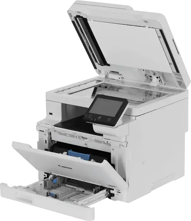Imprimanta Multifunctionala Color Laser Canon i-Sensys MF664Cdw, Printare/Copiere/Scanare, A4, Duplex, Wi-Fi, Ethernet, Ecran Tactil 12.7cm, 25 ppm, Alb