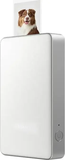 Imprimanta Foto Portabila Xiaomi Portable Photo Printer Pro 2x3, Bluetooth 5.2, 313x313 dpi, Laminare Automata, Format Foto 2x3 inch, Alb