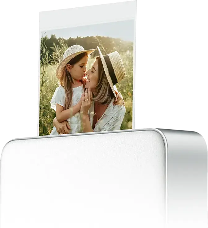 Imprimanta Foto Portabila Xiaomi Portable Photo Printer Pro 2x3, Bluetooth 5.2, 313x313 dpi, Laminare Automata, Format Foto 2x3 inch, Alb