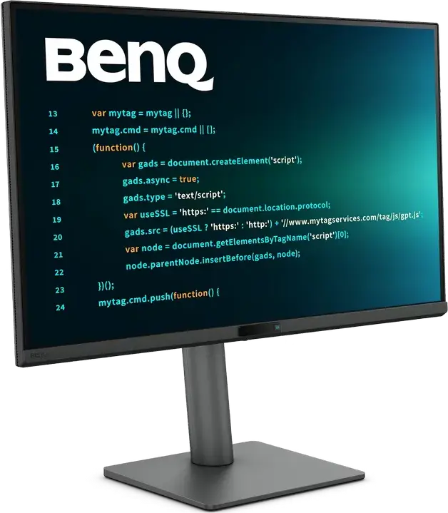 Монитор BenQ RD270Q 27" WQHD IPS, 2560x1440, 144Гц, Nano Matte экран, USB-C 65Вт PD, HDR10, режим Coding, эргономичная подставка, черный