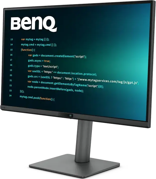 Монитор BenQ RD270Q 27" WQHD IPS, 2560x1440, 144Гц, Nano Matte экран, USB-C 65Вт PD, HDR10, режим Coding, эргономичная подставка, черный