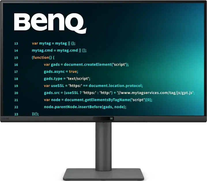 Монитор BenQ RD270Q 27" WQHD IPS, 2560x1440, 144Гц, Nano Matte экран, USB-C 65Вт PD, HDR10, режим Coding, эргономичная подставка, черный